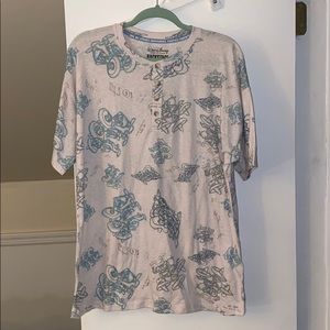 Cream and teal Walt Disney studios three caballero